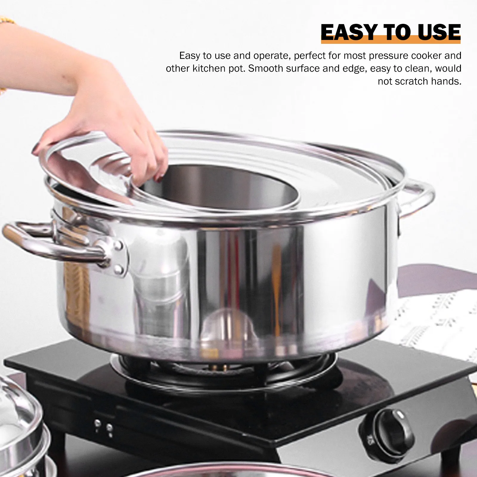 

Stainless Steel Steamer Rack 28 5cm Canner Tool Pressure Cooker Soup Pot Stand Easy Clean Kitchen Accessories