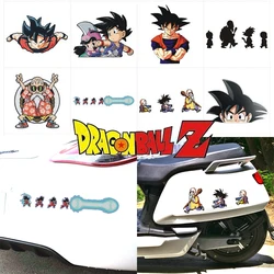 Dragon Ball Son Goku Electric Car Stickers Anime Body Door Decoration Stickers Masked Scratches Creative Stickers Accessories