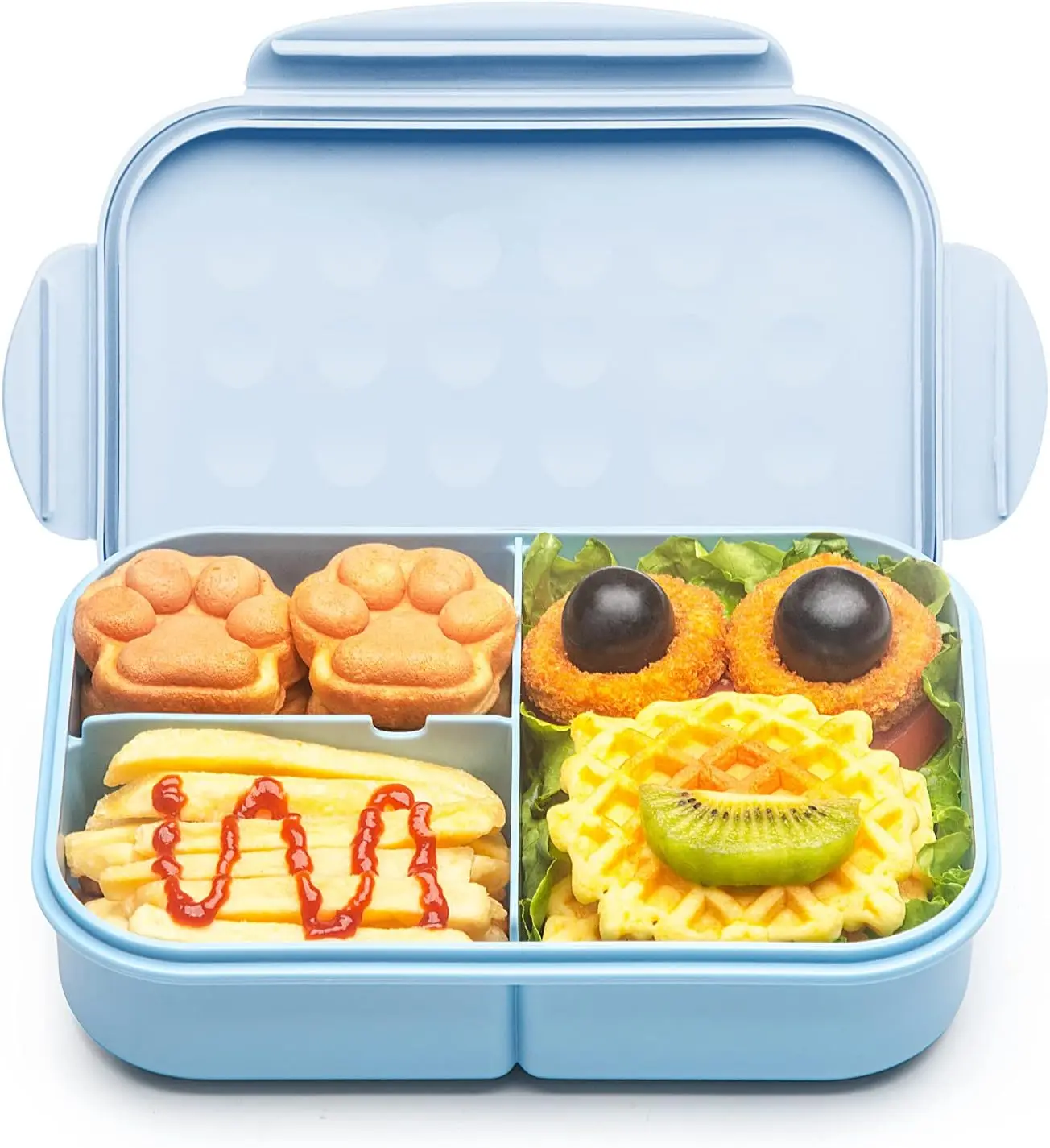 

Leakproof Bento Box for Kids, 1150ml Lunch Containers, Microwave/Dishwasher Safe, No BPAs