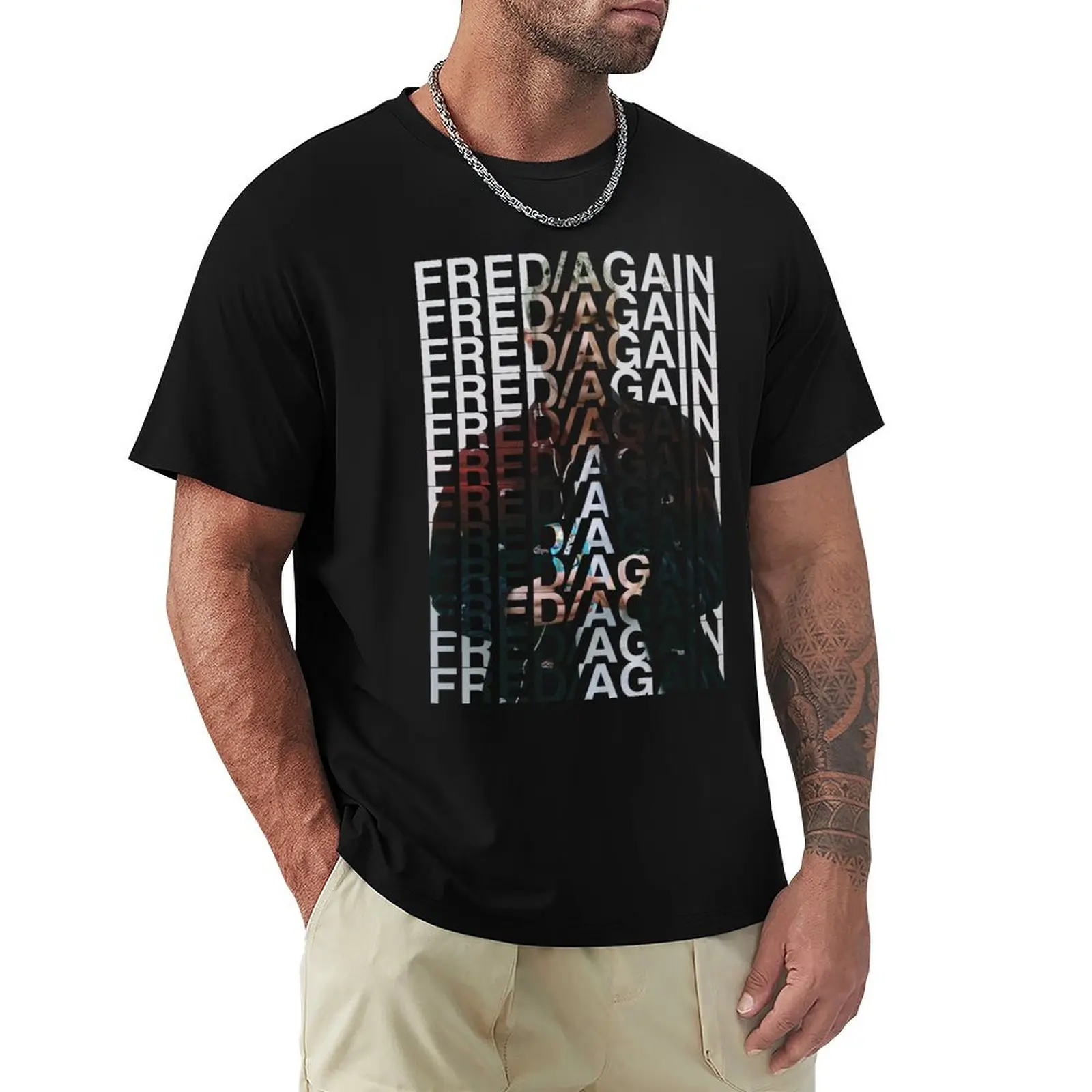Fred again figure T-Shirt graphic t shirts for man T-Shirt