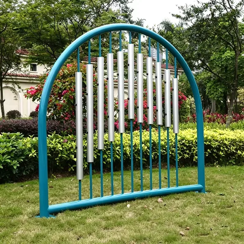 Outdoor Arched Metal Wind Chimes Percussion Instrument for Kids Playground Equipment Kindergarten Community Park Residential