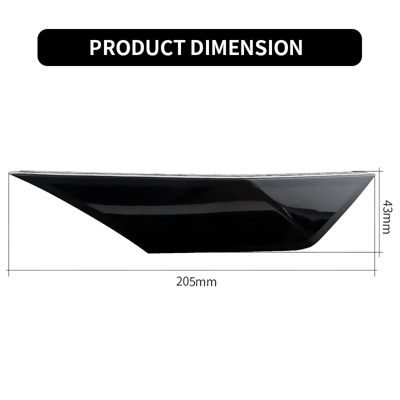 10PCS Dynamic Smoked/Clear Lens LED Side Marker Lights For 10th generation Honda Civic 2016-2019 2020 Canbus Turn Signal Lamps