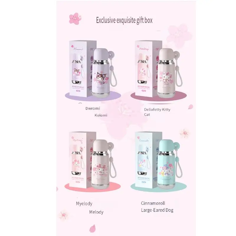 

Sanrio My Melody Kuromi Cute Cartoon Hot Water Cup Cold Drink Cup Student Adult Portable Outdoors Campus Large Capacity Kawaii