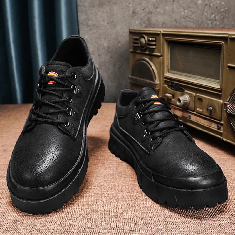 Autumn Hot-selling Men's Work Shoes Thick-soled Breathable Comfortable Casual Sports Shoes 2024 New Classic Fashion Men's Shoes