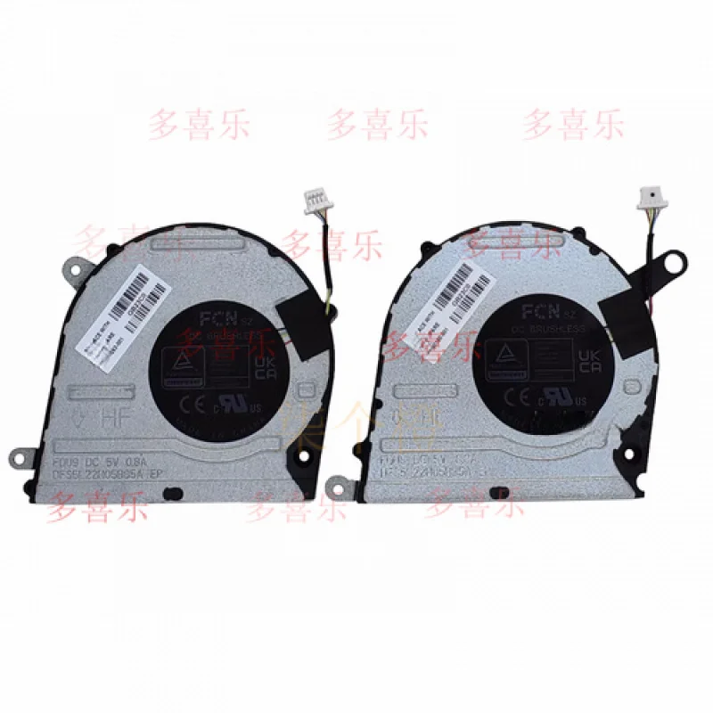 

Оригинальный охлаждающий вентилятор QQ для HP Pavilion Plus 14-EW R + L N60150-001 N60253-001