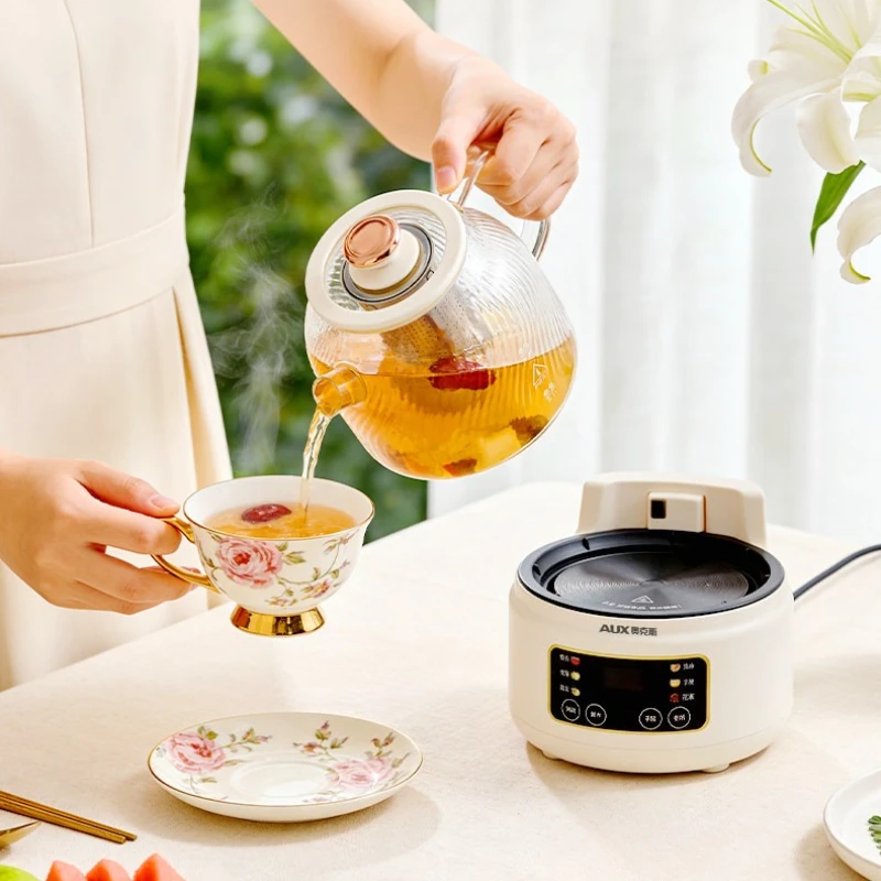 Smart Constant Temperature Glass Health Pot, Mini Multifunctional Electric Kettle for Home & Office Tea Making