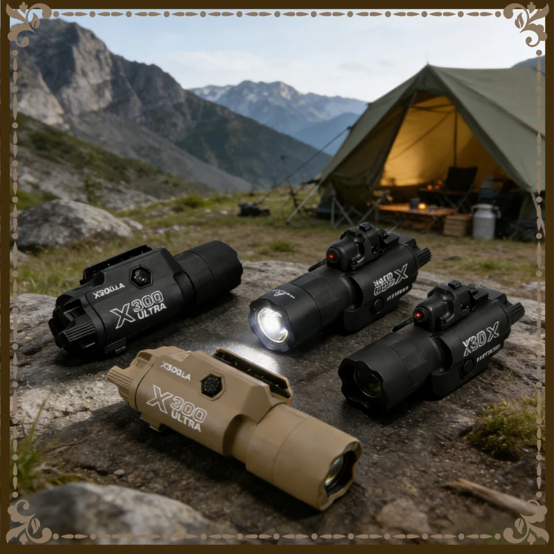

2026 1/3/5 шт. X300U/X400 2026 Обновленный светодиодный стробоскоп для 20-мм планки, аксессуар для страйкбола и охоты