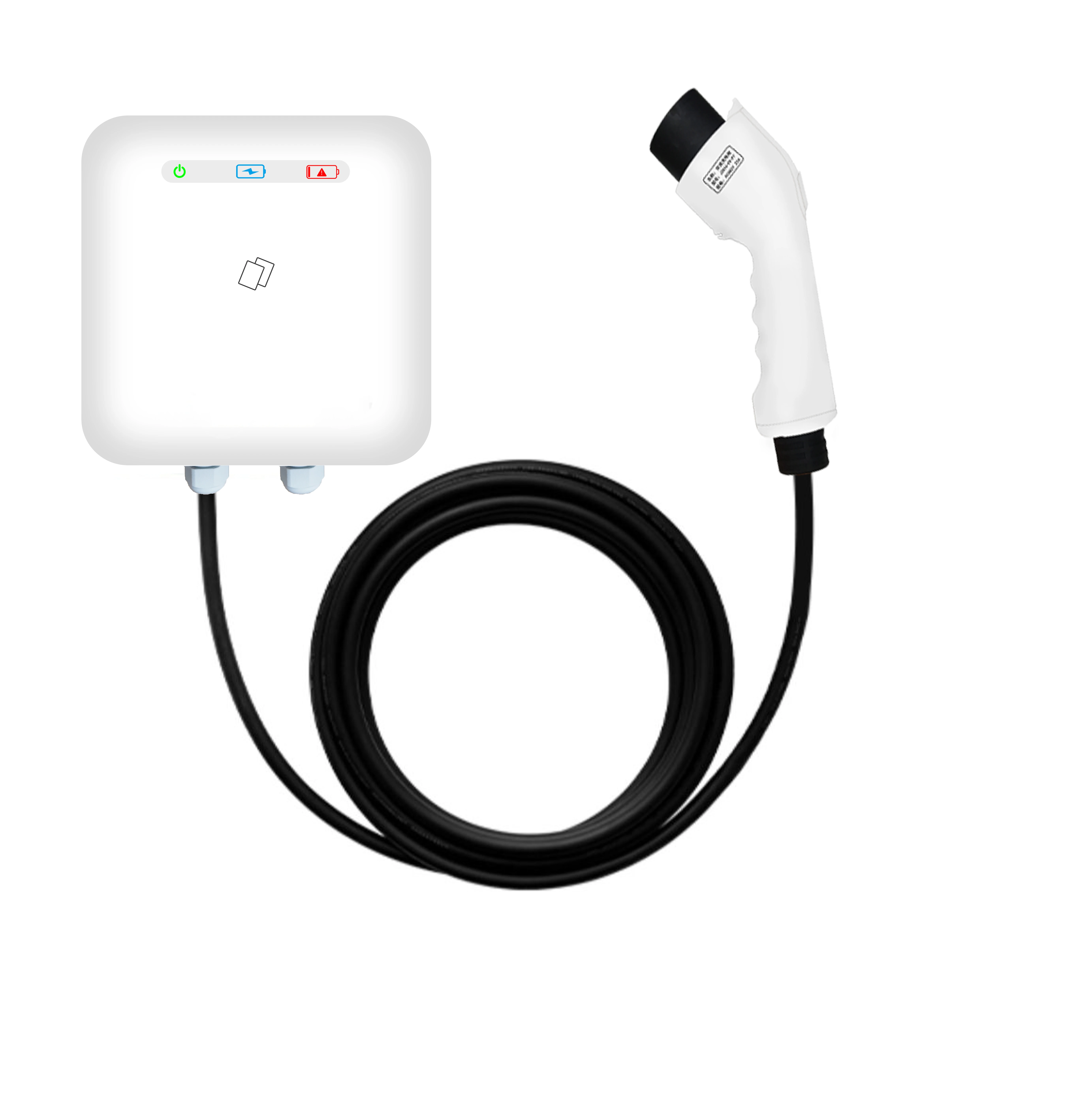 Wallbox EV Charger 7kw DC 6mA Type 2 Mobile Ev Charger