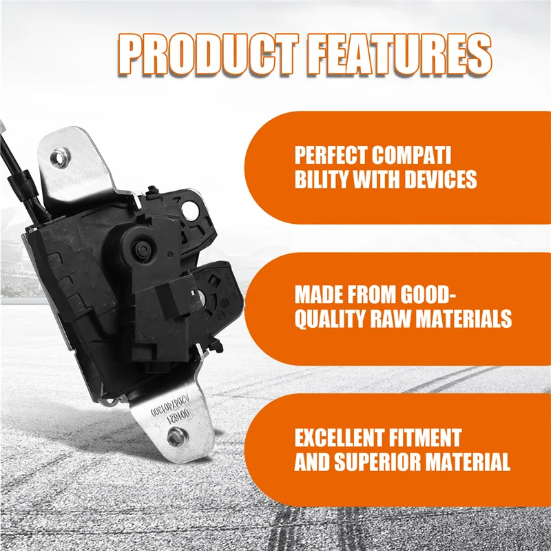 

6006654-00-B Trunk Door Lock Actuator For Tesla Model S 2014-2020 Model X 2016-2020 Rear Cover Lock Machine 6006654-A61E
