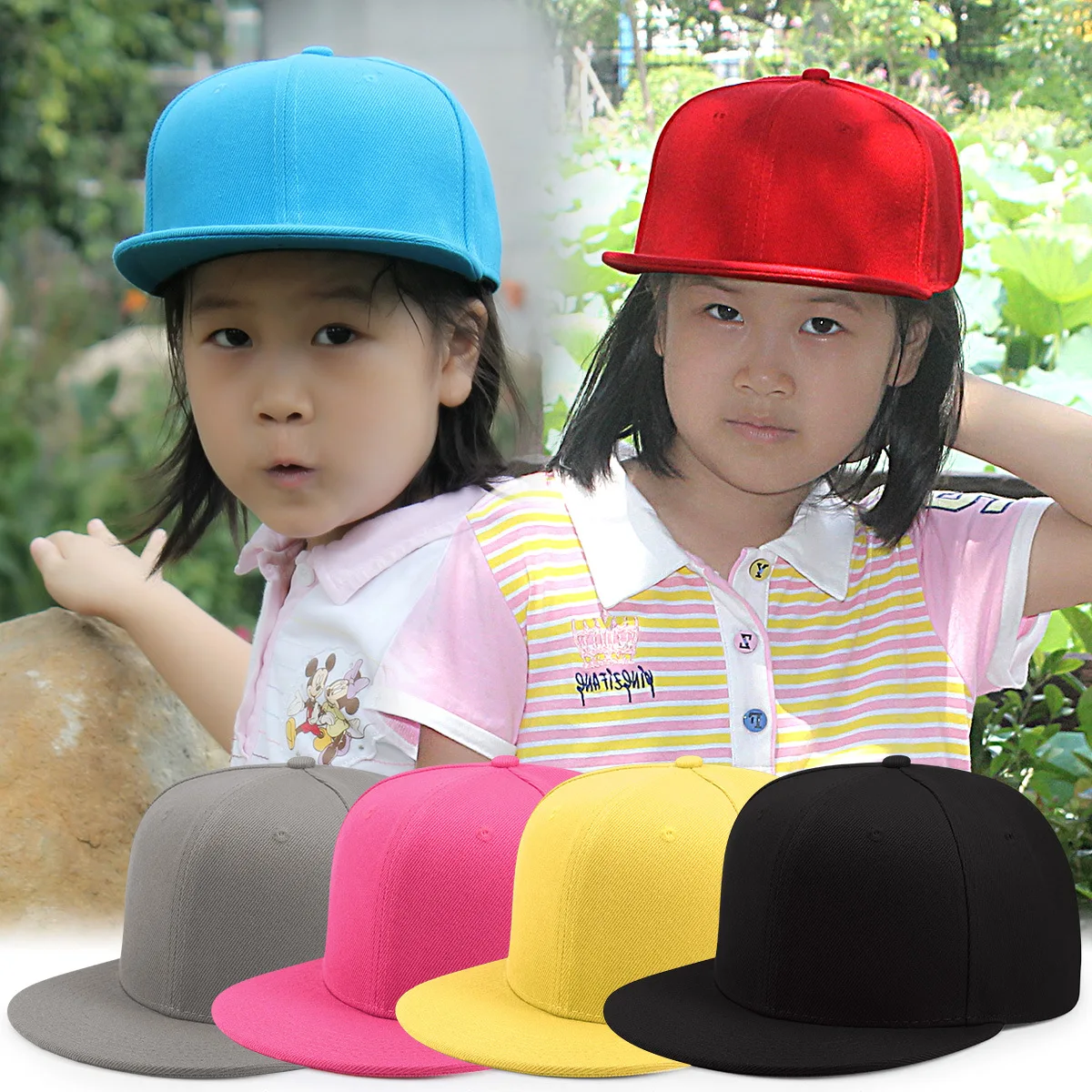 Männer Frauen Multi Farbe Baseball Kappe Schirmmütze Streetwear Hip hop Papa Hut breite Flache Krempe Snapback Hut Im Freien Sonnenhüte für erwachsene – Detail 4