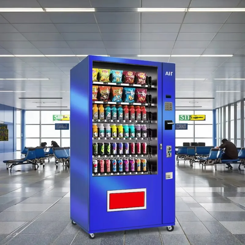 Bottled Beverage and Snack Vending Machine with Touchscreen cold drink Vending Machine FL Customized