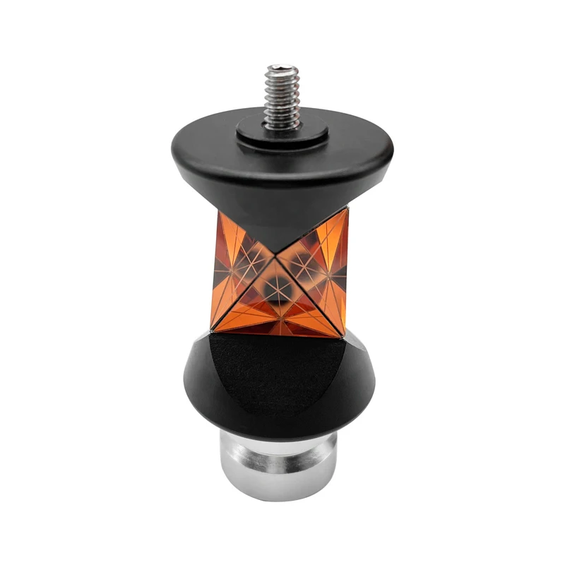 Mini 360 Degree Prism with 5/8x11 Thread Adapter for Swiss Total Station Replacement GRZ101 Surveying Accessory