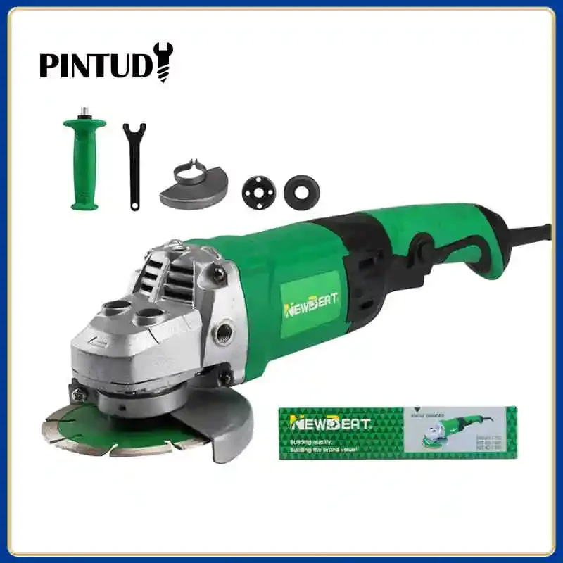 NewBeat NBT-AG-125C Manufacturer High Efficient Angle Grinder CNC Gear 1350W 125MM 8800R/MIN 5inch