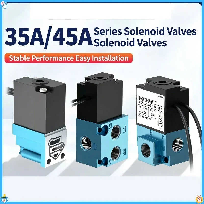 

45A-AC1-DDAA-1BA 4 Way 5 Way High Frequency Solenoid Valve Marking Dispensing Machine Valve 45A-AA1-DDAA-1BA/DDFA/DDBA/DDAA