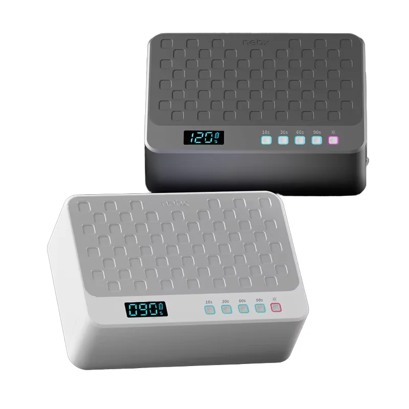 

New Arrival Super Large Two Hands Professional Cordless Portable Rechargeable Nail Polish Dryer UV LED Lamp