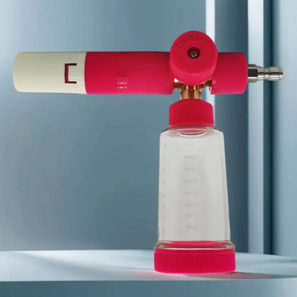 100Ml Capacity Snow Foam Foam Pot Handheld Design Multi functional Nozzle High Pressure Soap Bottle 1/4