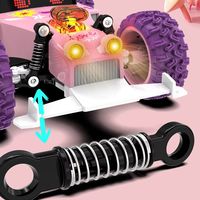 Jjrc Pink Rc Car Electric Drive Off-Road Big Wheel High Speed Purple 2.4G Remote Control Trucks Crawler Girls Toys for Children