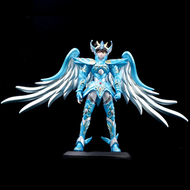 19cm Anime Saint Seiya Shiryuu Hyoga Shun Ikki Phoenix Figur Action figuren Ritter von Tierkreis figuren tolles Spielzeug Saint Seiya