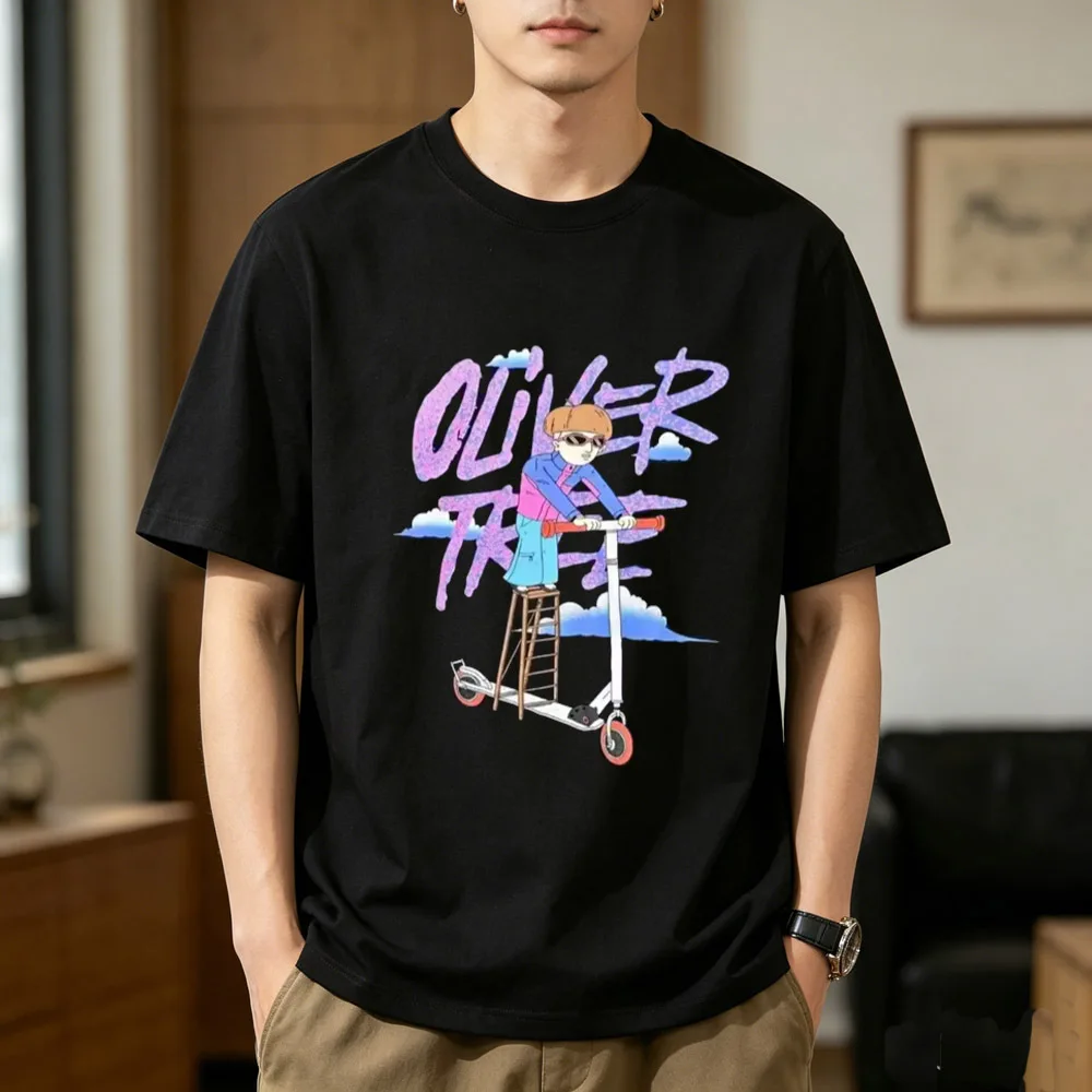 Oliver Tree cotton tshirt teen streetwear Gothic Grunge Pastel Punk shirt harajuku Comfortable Punk Grunge streetwear 80s