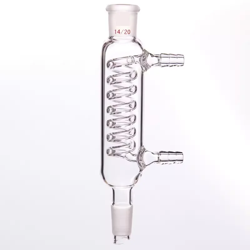 

1PCS Snake condenser distillation device 200/300/400/500/600mm chemical laboratory equipment