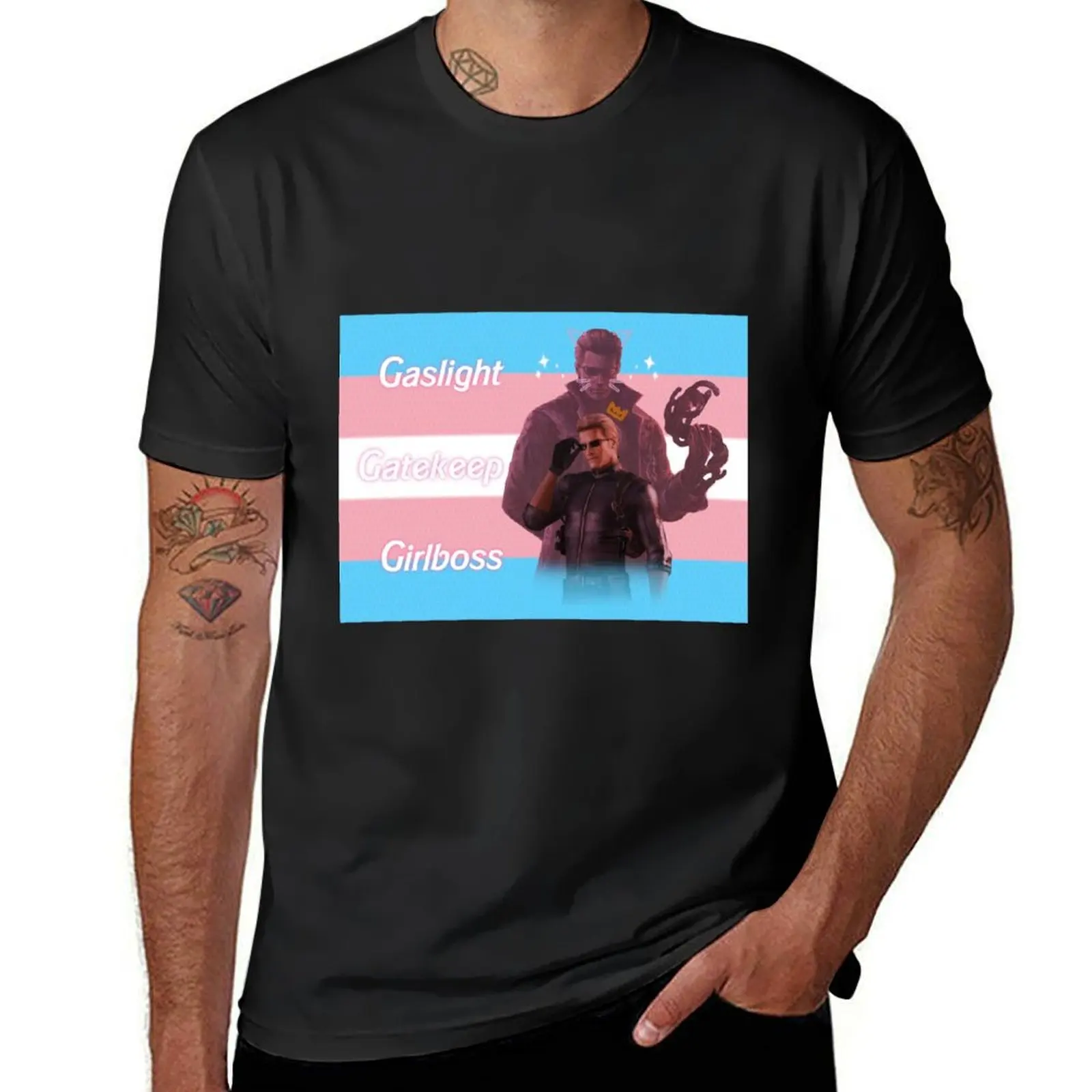 Trans Wesker T-Shirt customs design your own oversizeds for a boy tees mens t shirt graphic