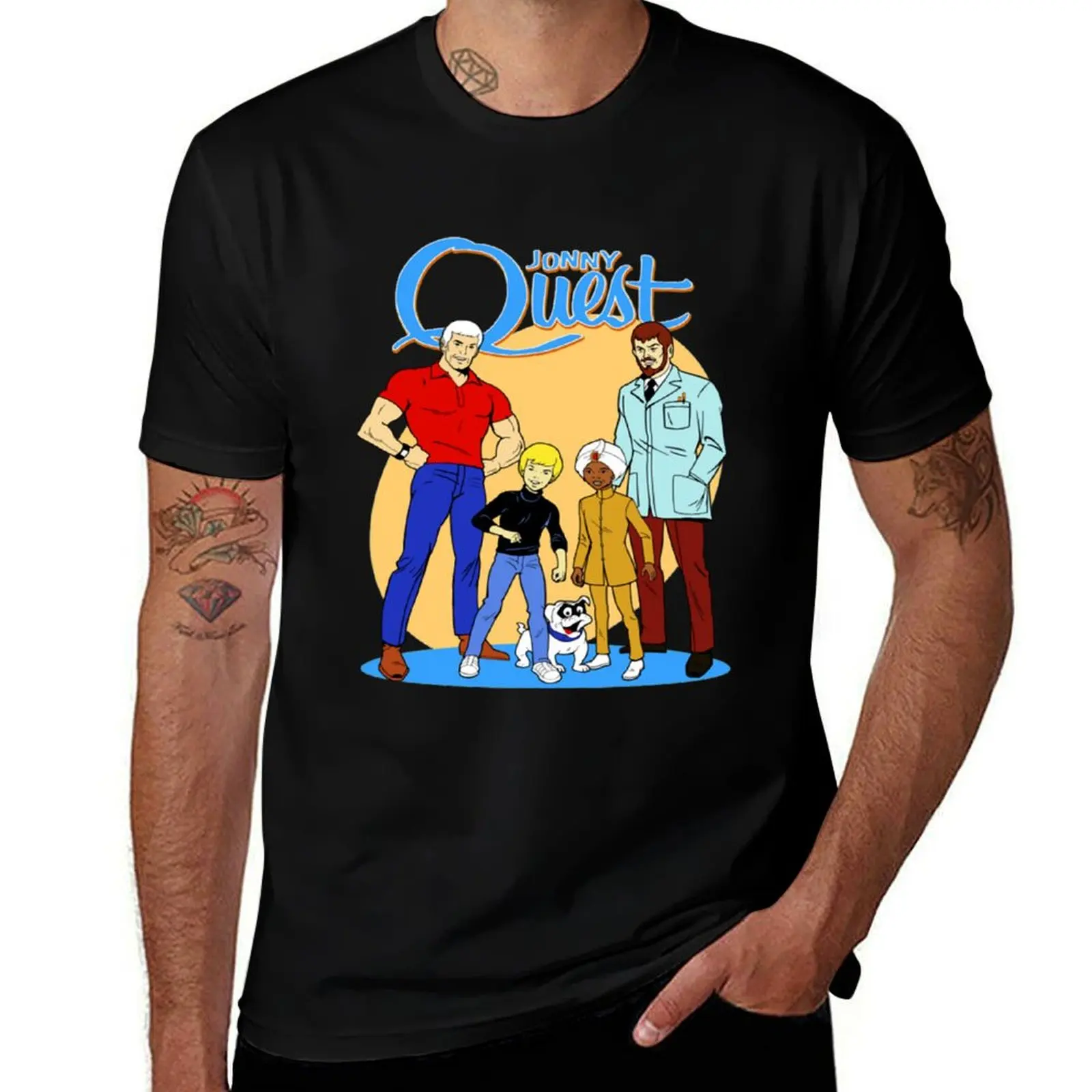 Jonny Quest T-Shirt Big and Tall Short Sleeve Tee T-Shirt