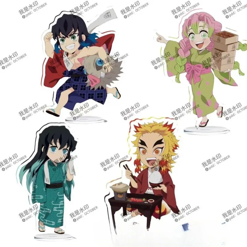 

Demon Slayer Acrylic Stand Figure Rengoku Kyoujurou Kanroji Mitsuri Anime Peripheral Desktop Decoration Acrylic Stand Figure