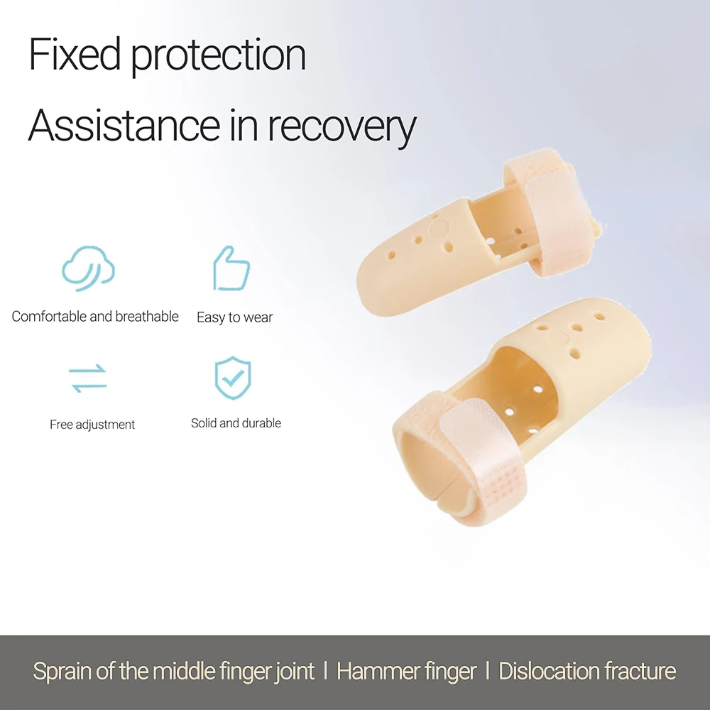 Pexmen 1/2Pcs Finger Splint Finger Support Brace for Broken Fingers Straightening Arthritis Knuckle Immobilization