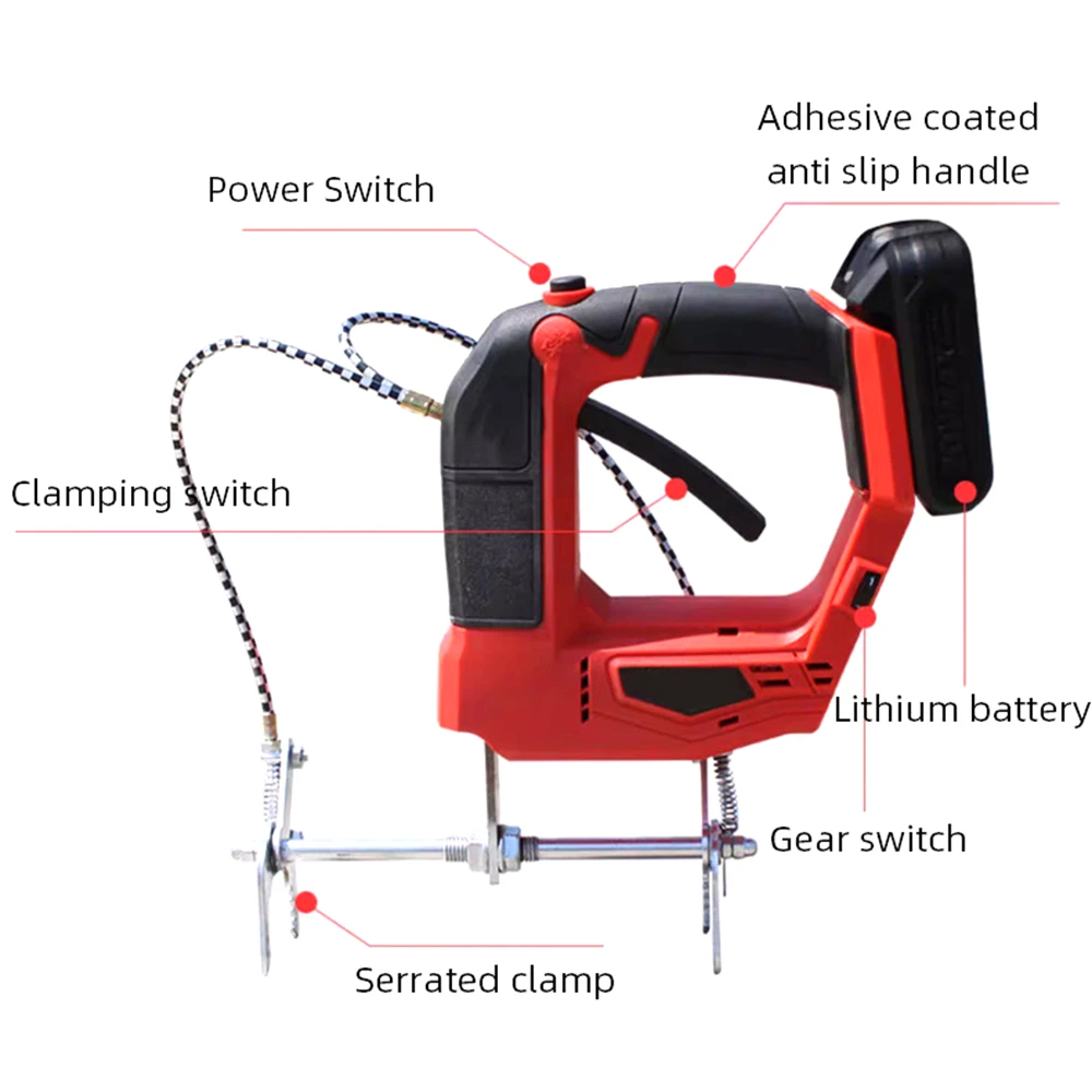 Electric Bee Shaker 2 Lithium Batteries 20V Bee Frame Shaking Machine Machine Vibrating Bee Frame Grip Bees Shake Off Machine