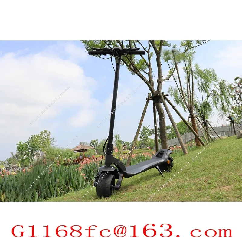 Wide Tire Double Disc Brake Two Wheels Adult Folding Driving Aluminum Alloy Electric Scooter Scooter Generation