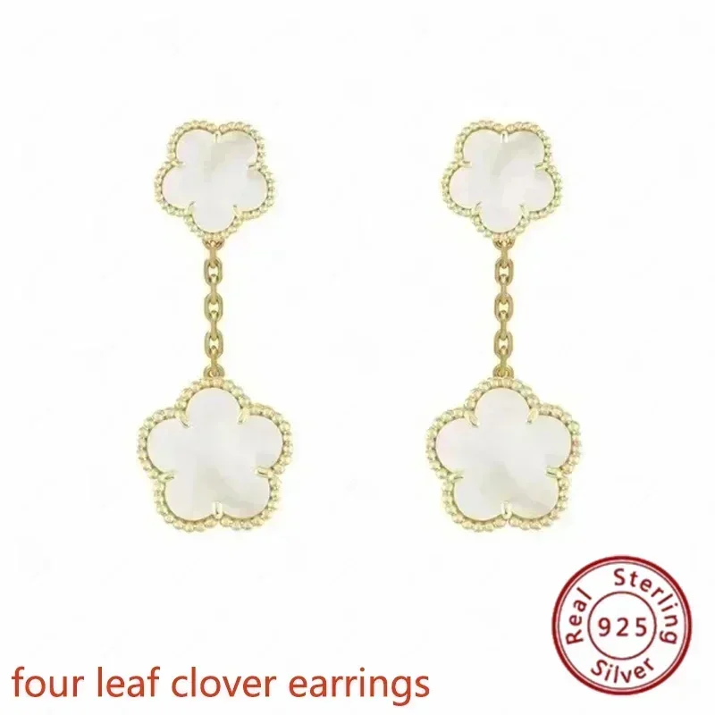 Title: Chic & Stylish S925 Silver VCA Earrings 2024, Enhance Your Look