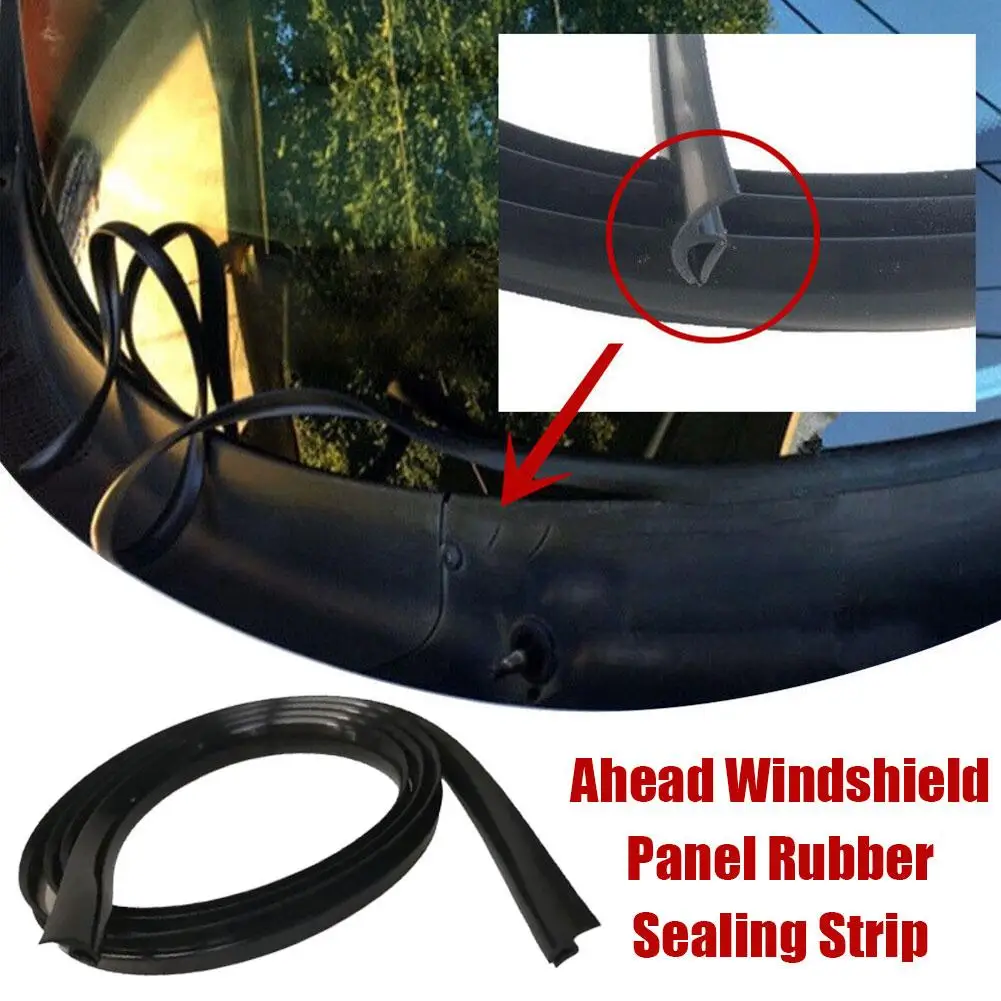 2m Car Windshield Panel Moulding Seal Strip Dustproof Sticker Universal For {15}} For Chr Auris Verso Avensis H1l6