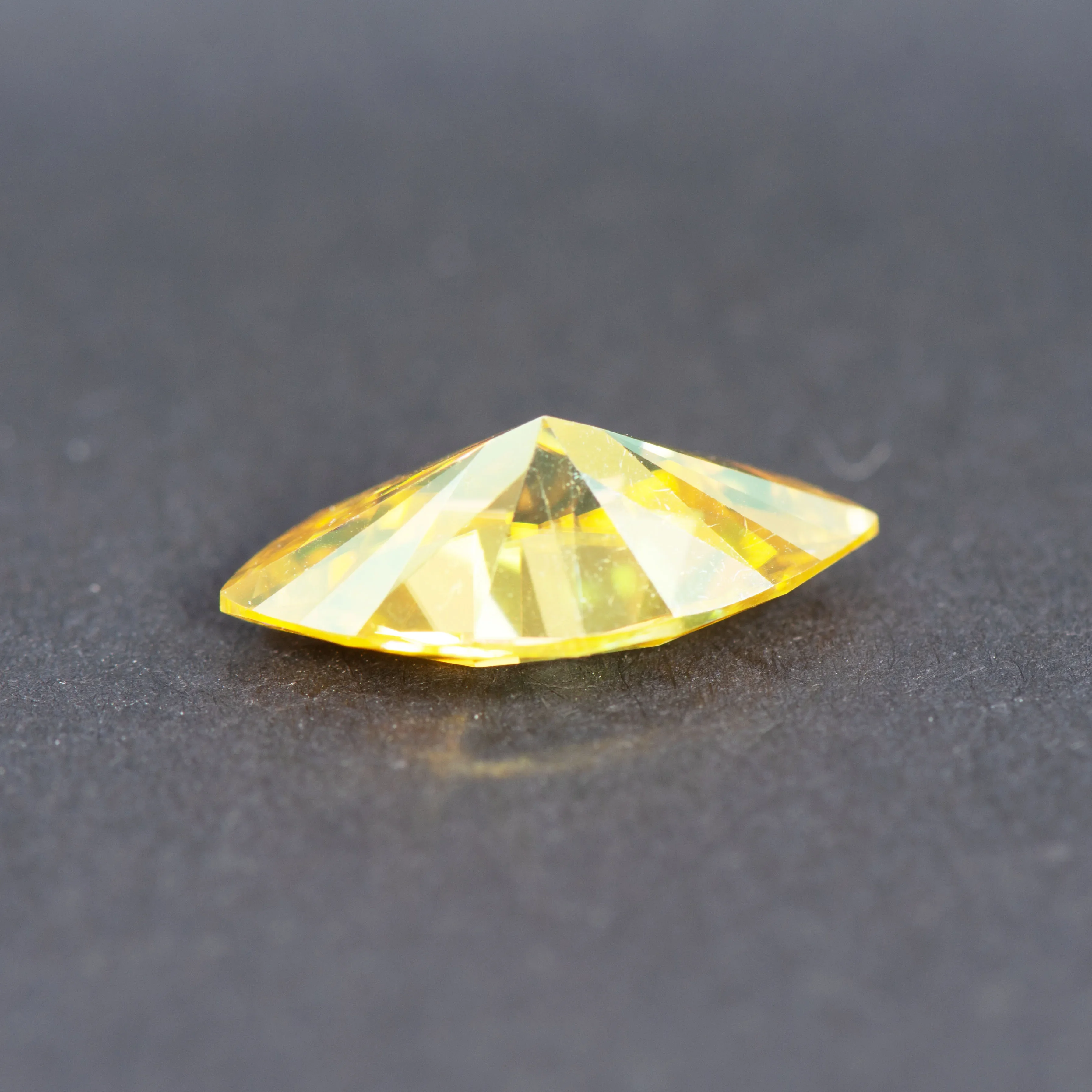 N-Moissanite حجر ذهبي أصفر اللون ماركيز قطع لصنع المجوهرات DIY حلقة قلادة أقراط المواد الرئيسية مع شهادة