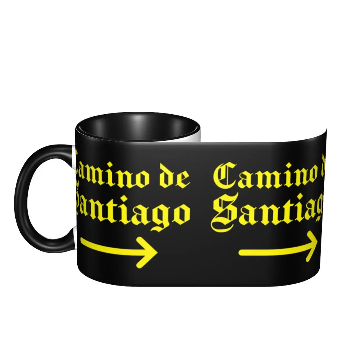 Buen Camino De Santiago Coffee Mug DIY Personalized Ceramic Milk Tea Mug Cup view 3
