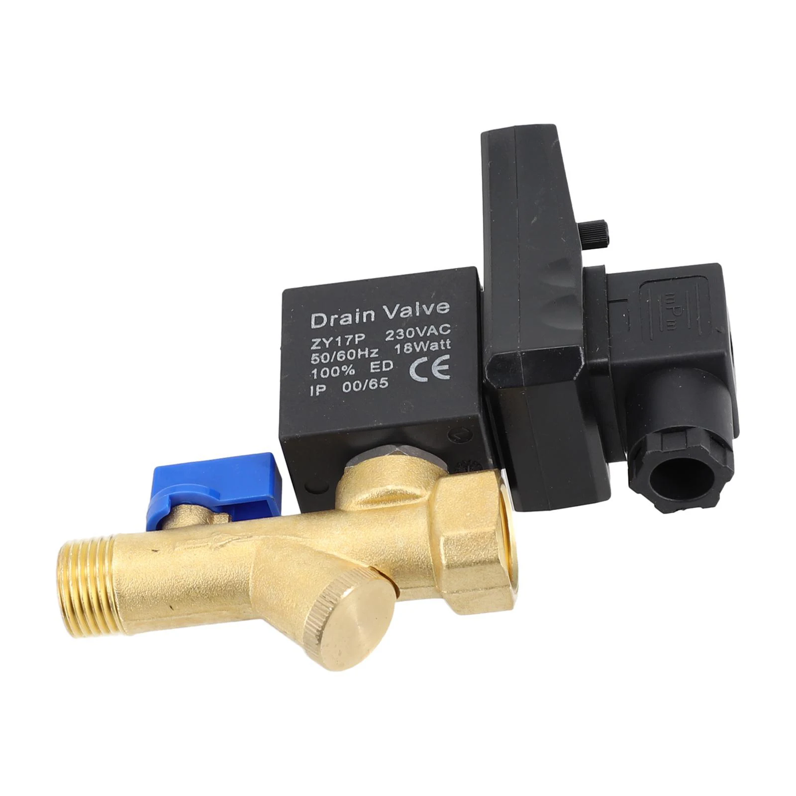 AC220V Metal Drain Valve LED Indicator for Power On/Off 1 6Mpa Maximum Pressure Suitable for Various Applications