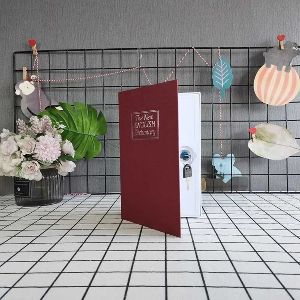 Deposit Box Creative Dictionary Book Money Boxes Piggy Bank with Lock Hidden Secret Security Safe Lock Cash Coin Storage Box