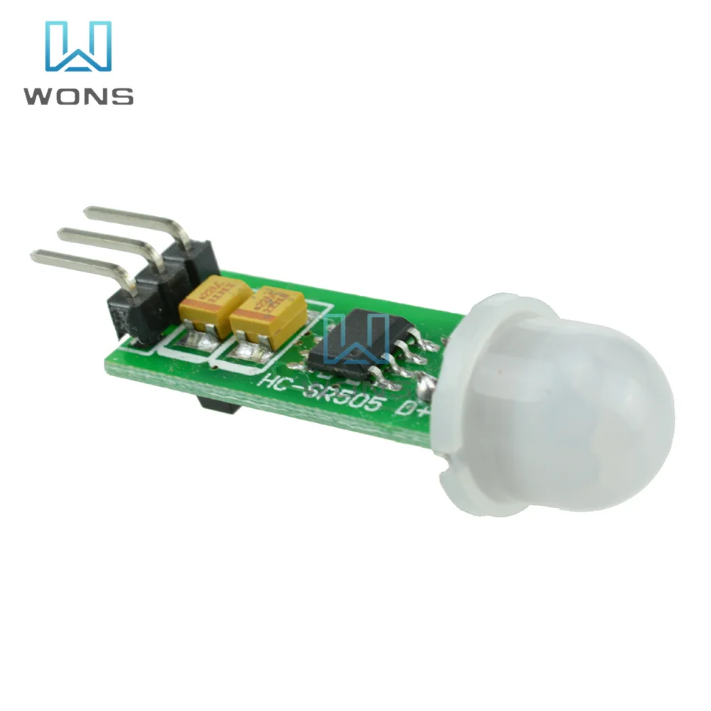 HC-SR501 HC-SR505 Adjust IR Pyroelectric Infrared PIR Module AM312 Motion Sensor Detector Module with HC-SR501 Bracket Diy