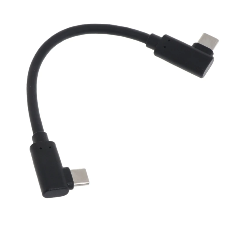 90 Degrees Type C Data Cable 60W Fast Charging Cable Efficient Cable 10Gdps Data Line for Cellphone Tablet Cable