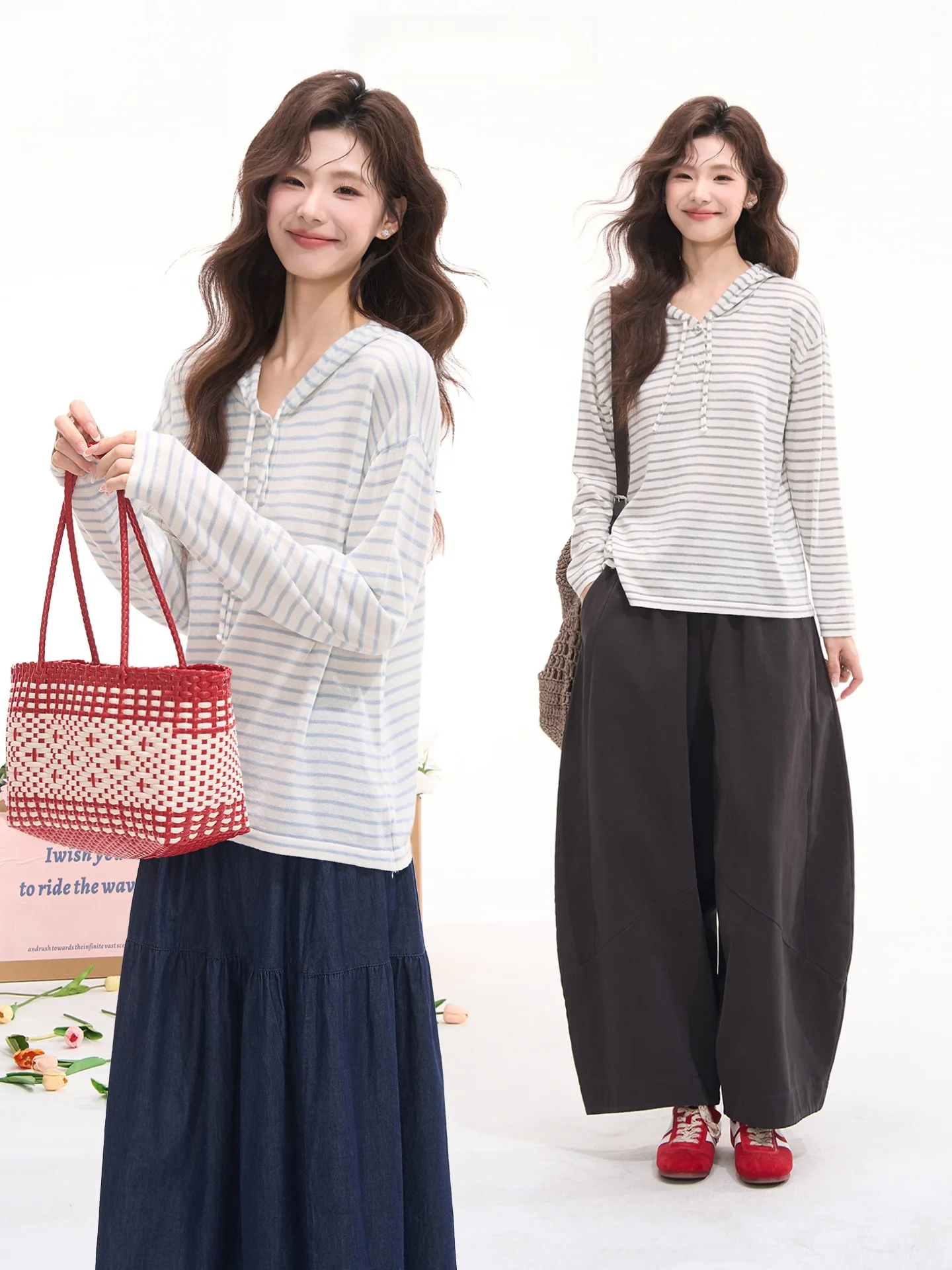 

Высококачественный шерстяной вязаный худи с длинными рукавами из мягкой смесовой ткани (полиэстер, нейлон, акрил) в повседневном стиле для витрин