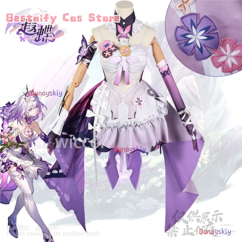 Castorice تأثيري أنيمي لعبة هونكاي ستار السكك الحديدية شعر مستعار فستان أغطية الرأس للنساء الفتيات حفلة الهالوين كوس جيراي كي لوليتا مخصصة