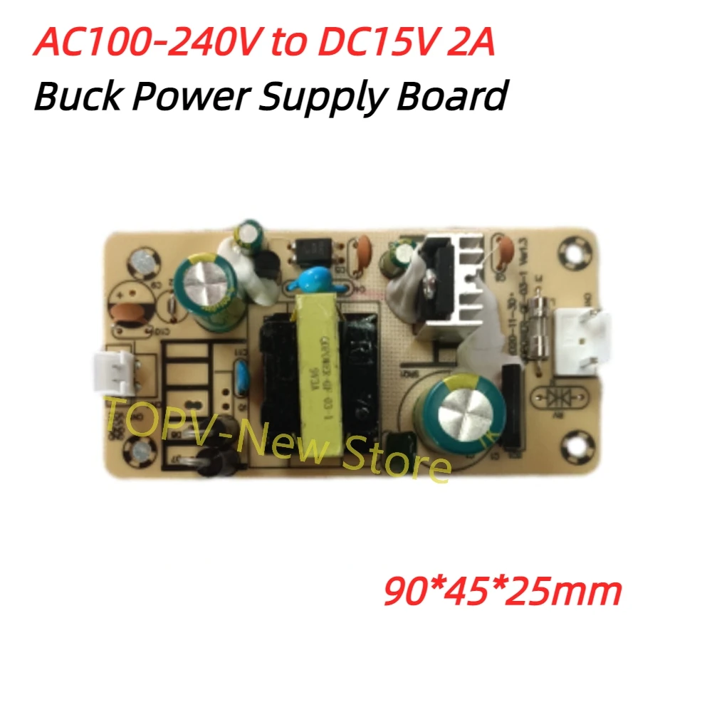 AC100-240V to DC15V 2A Step-down Switching Power Supply Module AC-DC Convertor Buck Power Supply Board