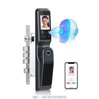 ock With APP WIFI With Double LCD Screen GL-F5Face/Fingerprint/Palm and Password IC Card Smart Door L