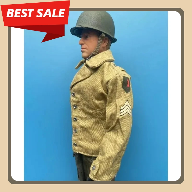 1/6 Scale World War II US Military Uniform Jacket Shirt Tops Clothes Model for 12 Inch Action Figures Body Gift Display