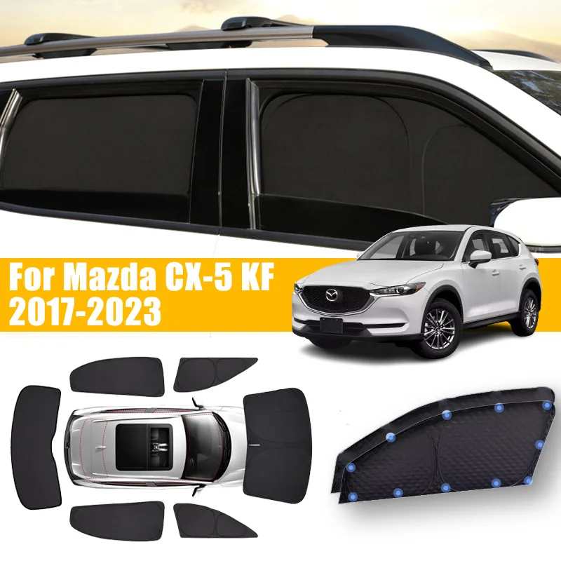 

Anti-UV Car Window Foldable For Mazda CX-5 CX5 KF 2017-2023 2018 2019 2020 2021 Car Sun Sunscreen Sunshades Covers Accessories