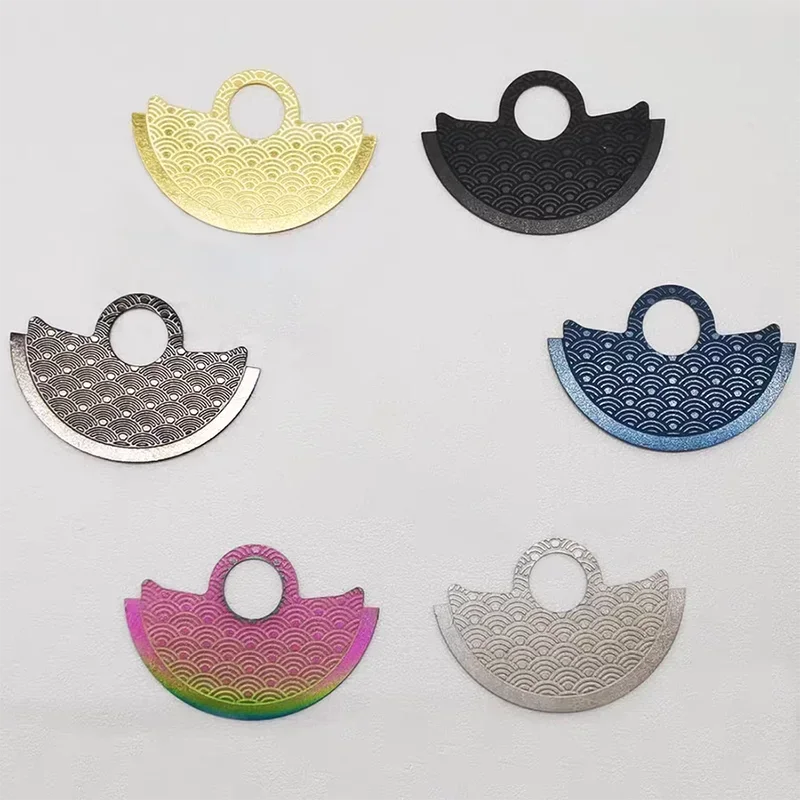 Wave Pattern NH35 Automatic Hammer Rotor Metal Patch Fits Seiko 4R35 4R36 NH35 NH36 Movement SKX007 Watch Movt Retrofit Parts