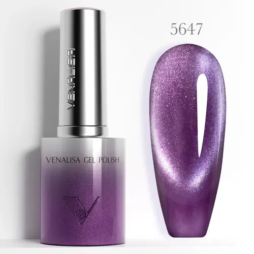 1pc Venalisa 10ml Nail Gel Polish Round Brush HEMA FREE TPO FREE Soak Off Sparkle Cat Eye Gel Lacquer Soft Texture Gel Varnish - Image 21