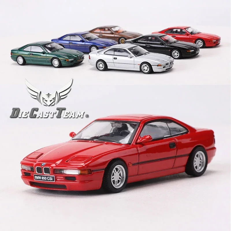 Shadow/DCT 1/64 BMW 850CSi Rollover Light Car Alloy Toys Motor Vehicle Diecast Metal Model Kids Xmas Gift Toys for Boys