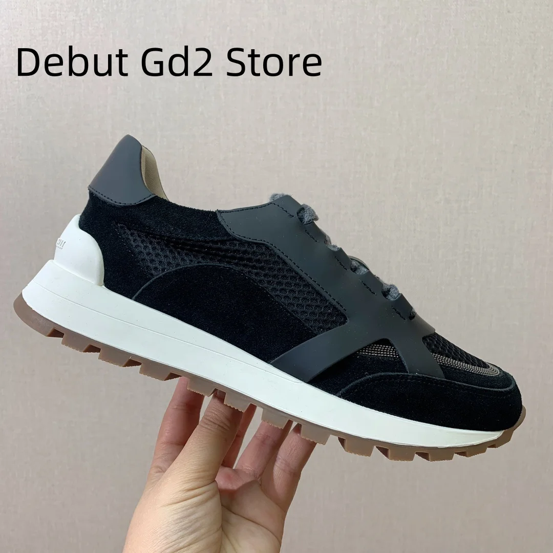 

Top Quality 2024 Spring/Summer New Mesh Beaded Thick Sole Casual Shoes Women's Versatile Sports Shoes Retro Breathable Shoes