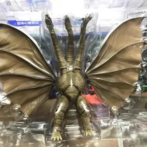 Godzilla Anime Action Figure, King Ghidorah, Junta Móvel, Decoração Colecionável Requintada, Presente de Natal, Original 12 principais vendas boneco godzilla 30 cm - №8
