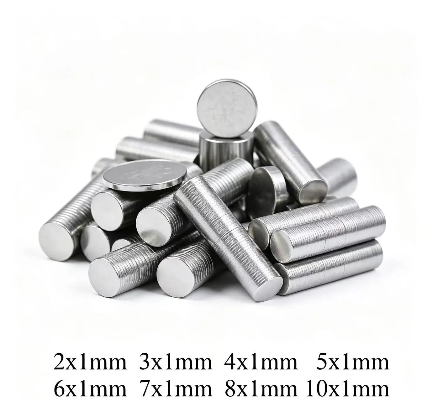Super Strong Neodymium Magnet N35 NdfeB Permanent Magnetic imanes Round Powerful Magnets Refrigerator 8*1 5*1 6*1 4x1 3x1 2x1